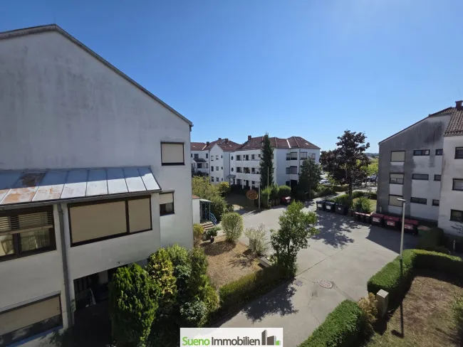 Blick von der Wohnung in den Garten