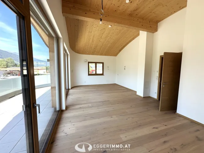 5730 Mittersill : Neue Terrassenwohnung ! 4 Zimmerwohnung 92,33m² ! Terrasse 28 m² ! Massivholzbau ! sonnig ! - Bild