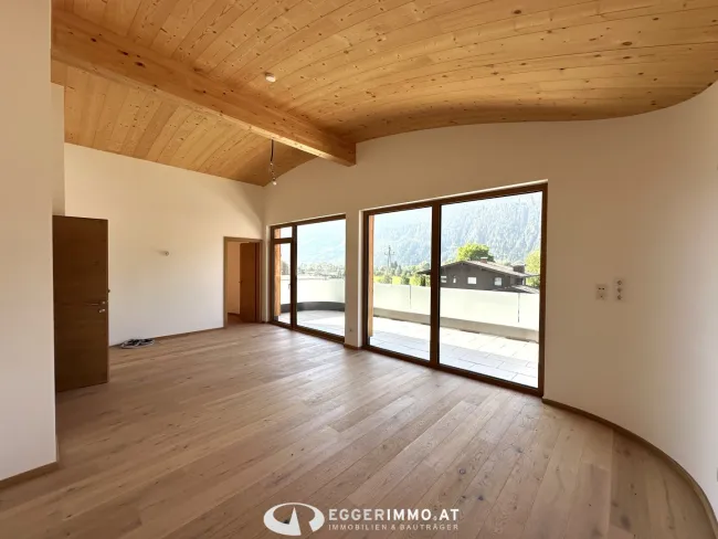 5730 Mittersill : Neue Terrassenwohnung ! 4 Zimmerwohnung 92,33m² ! Terrasse 28 m² ! Massivholzbau ! sonnig ! - Titelbild