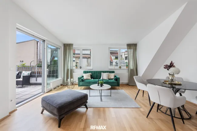 3,5 Zimmer DG-Wohnung mit Terrassen, in Bestlage des 9. Bezirk. - Bild