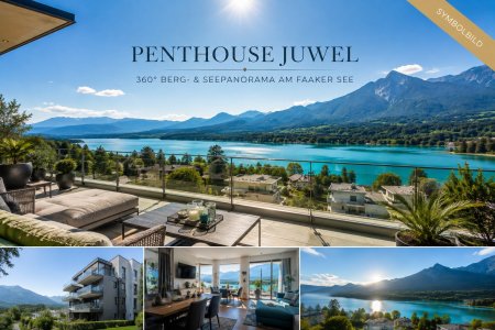 Penthouse am Faaker See – Exklusives Wohnen mit spektakulärem See- und Bergpanorama