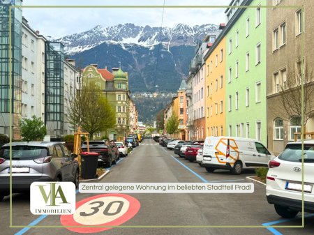 Attraktive 2,5-Zimmer-Wohnung mit ca. 60 m² Wohnfläche und verglastem Balkon in Pradl / Innsbruck zu verkaufen