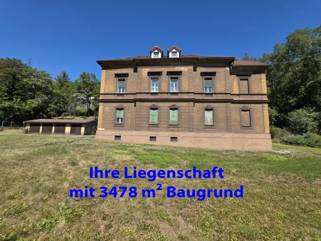 Großzügiges Mehrfamilienhaus in Donawitz – ca. 400m² Wohnfläche, ruhige rückseitige Terrasse, 4 Garagen, weitläufiges 3478 m² großes Grundstück. - Bild