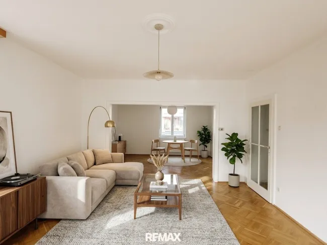 Wohnzimmer - KI Visualisierung