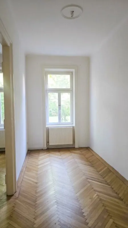 Charmante 3 Zimmer Wohnung mit 1.000m2 Gemeinschaftsgarten in 1140 Wien – Renovierungsprojekt mit Potenzial! - Bild