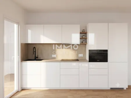 Erstbezug: Helle 2-Zimmerwohnung mit 9,6 m² Balkon – nur 8 Gehminuten zum Donauzentrum