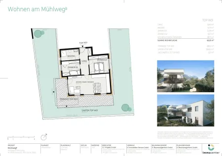 3-Zimmer-Wohnung Top W01, "Mühlwegᵇ", 6401 Inzing