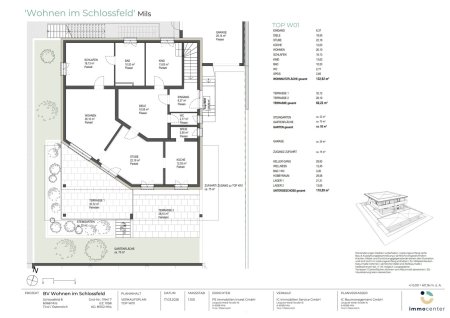 Traumhafte Familienwohnung in Bestlage, Top W01 "Wohnen im Schlossfeld", 6068 Mils