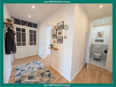 Urbaner Altbau-Wohntraum: Sanierte 4-Zimmer-Wohnung mit Balkon & Wintergarten in Eggenberg