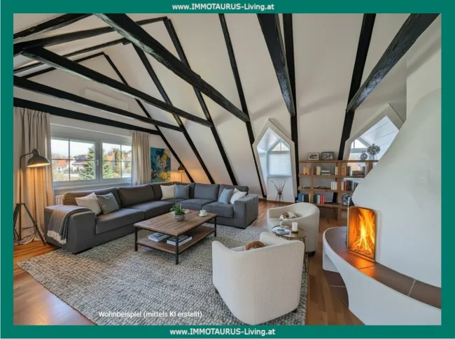 „Ready-to-live" in Graz St. Peter: Exklusives 181 m² Penthouse mit All-inclusive-Service & Möblierung! - Titelbild