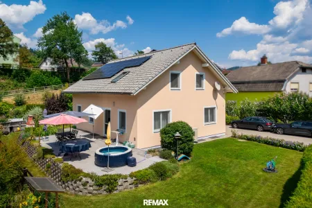 Gartenansicht mit Terrasse