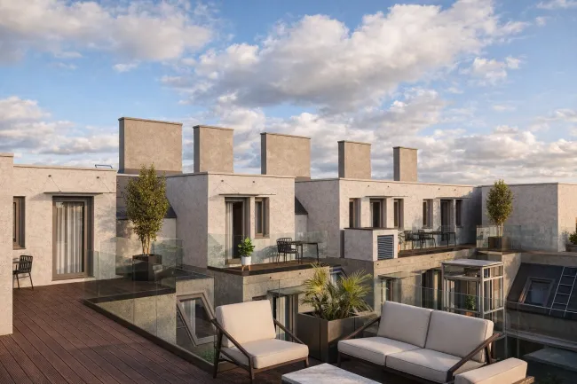 Exklusive Dachgeschosswohnungen mit Terrasse – Erstbezug über den Dächern Wiens - Bild