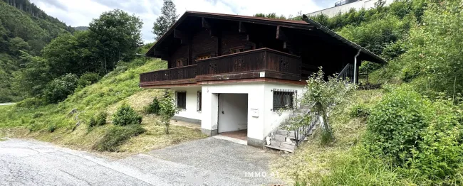 5752 Viehhofen: die GELEGENHEIT! uriges Landhaus mit viel Potential und Zweitwohnsitzwidmung, 910m² Grundstück !! Weitblick, Garage, Terrasse, - Bild