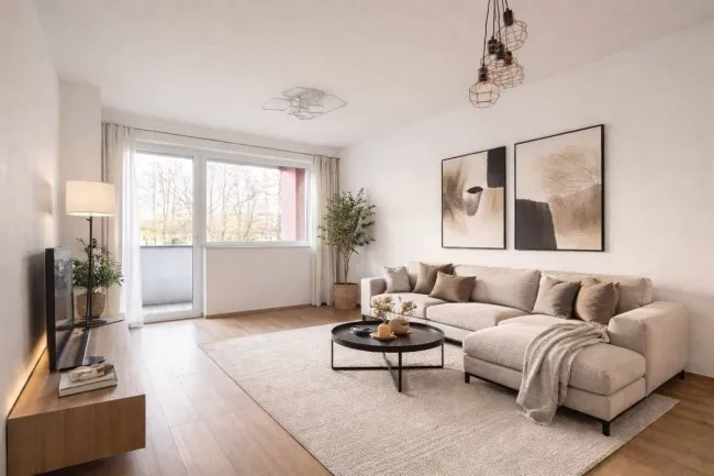 Praktische 2-Zimmer-Wohnung mit Loggia, Parkplatz & guter Anbindung - Titelbild