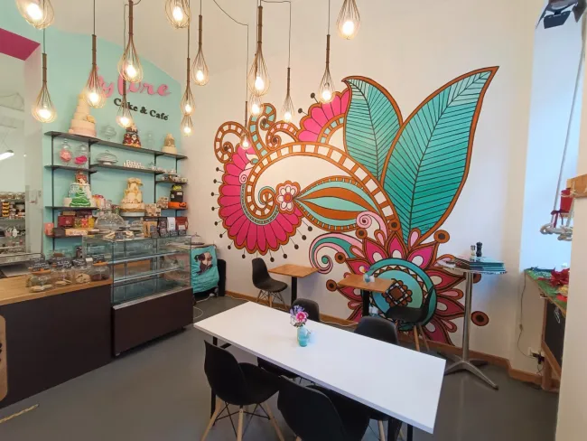 * CAKE-SHOP * CAFE * KONDITOREI * EISSALON * beim Karmelitermarkt - Bild