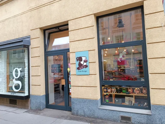 * CAKE-SHOP * CAFE * KONDITOREI * EISSALON * beim Karmelitermarkt - Bild