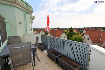Cool den Sommer genießen! Perfekt aufgeteilte 3-Zimmer Dachgeschoßwohnung in Wien-Nähe mit Blick Richtung Schneeberg zu vermieten!
