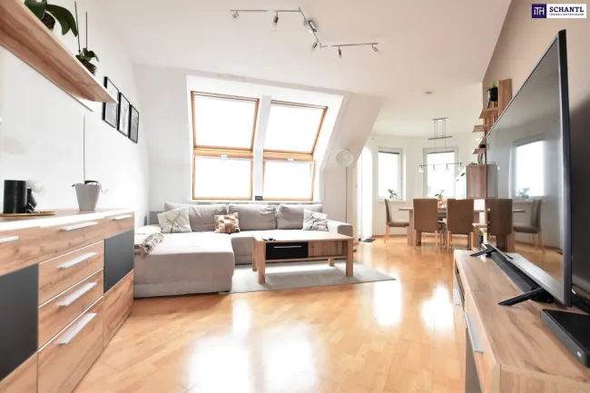 Cool den Sommer genießen! Perfekt aufgeteilte 3-Zimmer Dachgeschoßwohnung in Wien-Nähe mit Blick Richtung Schneeberg zu vermieten! - Titelbild