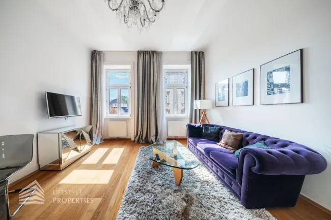 Lichtdurchflutet & elegant: möblierte 2-Zimmer-Wohnung in Bestlage nahe AKH - Bild
