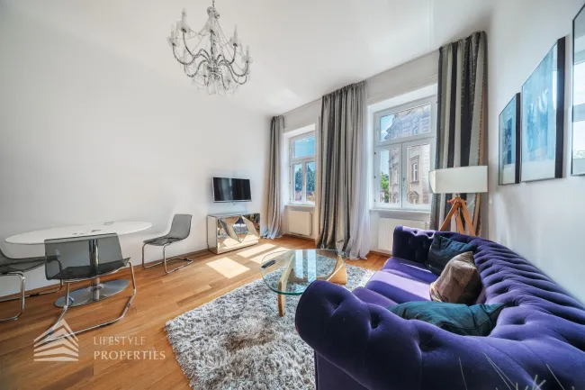 Lichtdurchflutet & elegant: möblierte 2-Zimmer-Wohnung in Bestlage nahe AKH - Bild