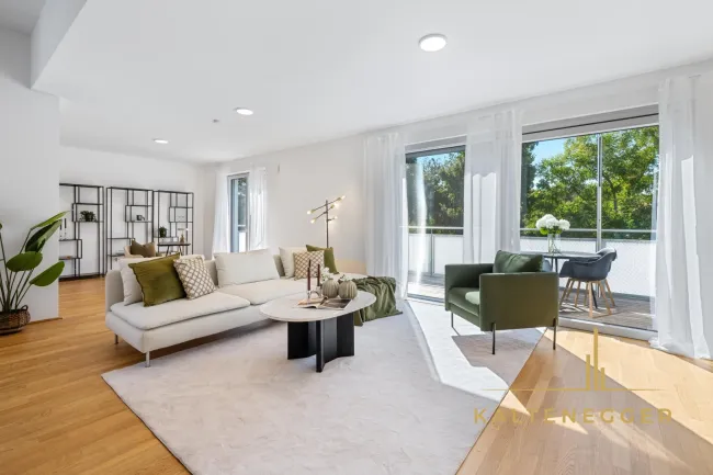Exklusive Alleinlage im Dachgeschoss: 185 m² Penthouse mit 78 m² Terrassen – ohne Dachschrägen - Bild