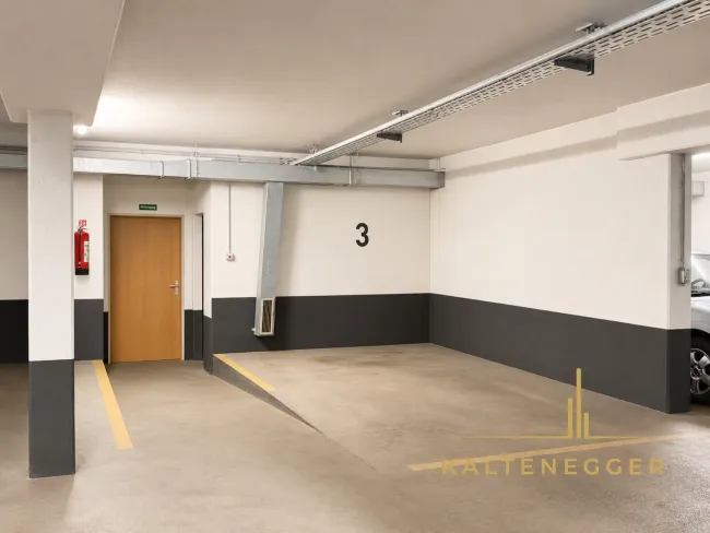 Optional anmietbarer Tiefgaragenstellplatz direkt beim Hauszugang
