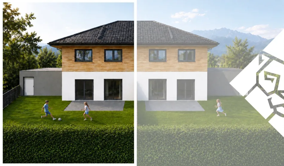 Wohnen, wo andere Urlaub machen – modernes Doppelhaus in Fieberbrunn-Neumoos - Titelbild