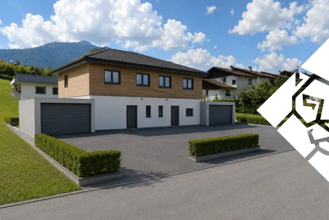 Wohnen, wo andere Urlaub machen – modernes Doppelhaus in Fieberbrunn-Neumoos - Titelbild