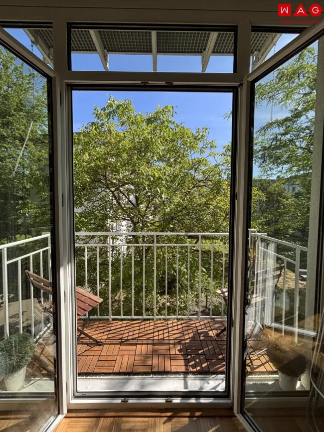 Balkon mit Aussicht