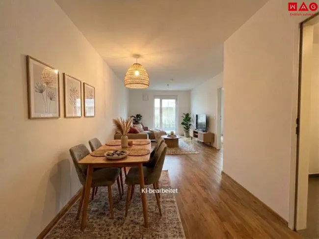 Möblierungsvorschlag Wohnzimmer KI generiert