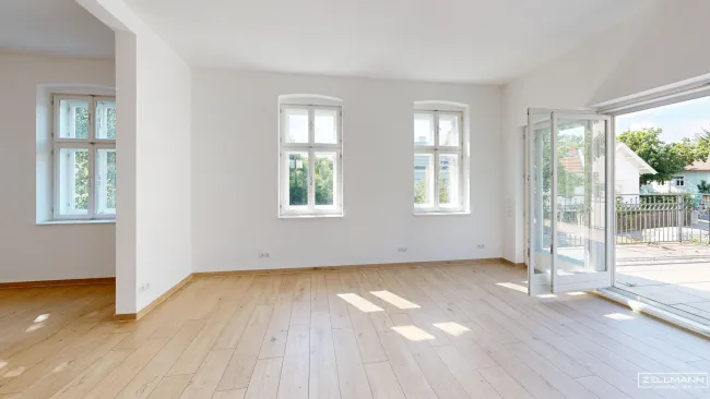 Elegantes Wohnen mit Freiflächen und hochwertigem Komfort | ZELLMANN IMMOBILIEN - Bild