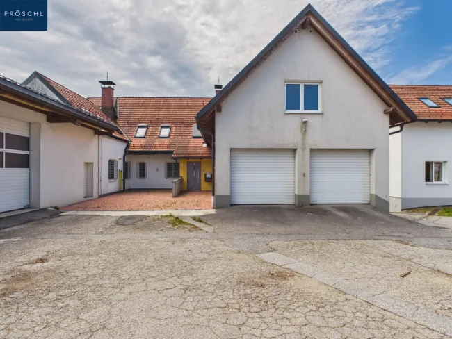 Ansicht der Garage