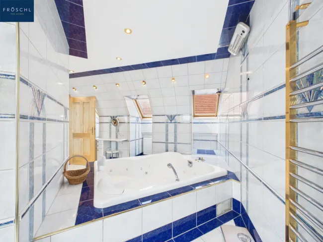 Ansicht der Badewanne