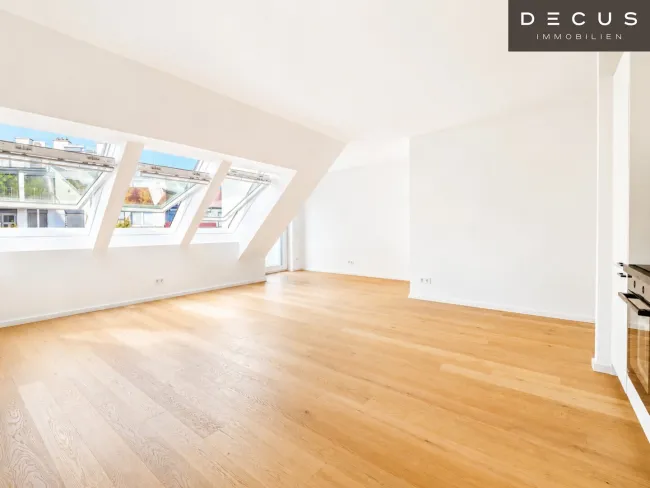 ERSTBEZUG IN STAMMERSDORF | 3-ZIMMER-DACHGESCHOSSWOHNUNG | TERRASSE, KLIMA UND EINBAUKÜCHE - Bild