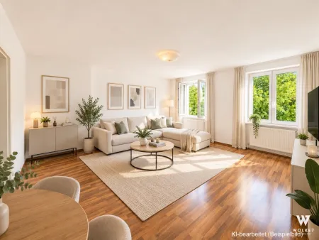 Helle 3-Zimmer-Wohnung in absoluter Ruhelage mit traumhaftem Grünblick in 1230 Wien | Sehr gepflegter Gemeinschatsgarten