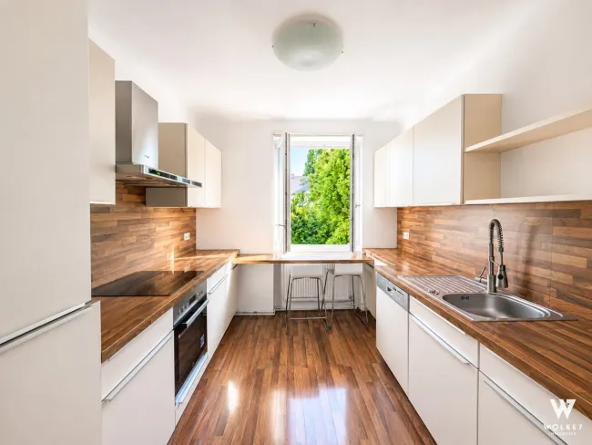 Helle 3-Zimmer-Wohnung in absoluter Ruhelage mit traumhaftem Grünblick in 1230 Wien | Sehr gepflegter Gemeinschatsgarten - Bild