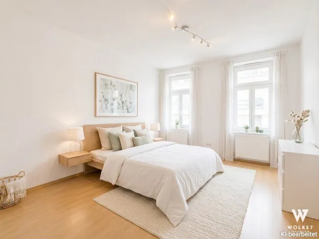 Charmante 2-Zimmer-Altbauwohnung in ruhiger Lage | Nähe Türkenschanzpark & Kutschkermarkt - Bild