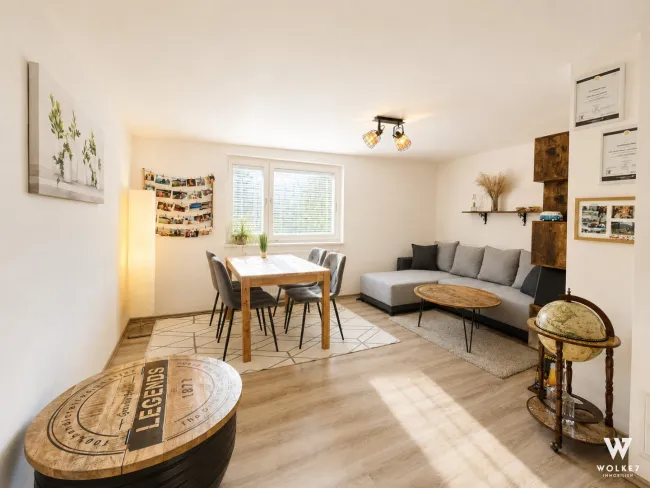 Naturidylle direkt an der Thaya – liebevoll saniertes Freizeithaus in Ruhelage in Hardegg | Nutzfläche ca. 50,84 m2 | Terrasse - Bild