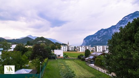 Gut geschnittene 3,5-Zimmer-Wohnung mit Balkon (Wohnfläche insg. ca. 65 m²) samt Garagenbox in Völs zu verkaufen