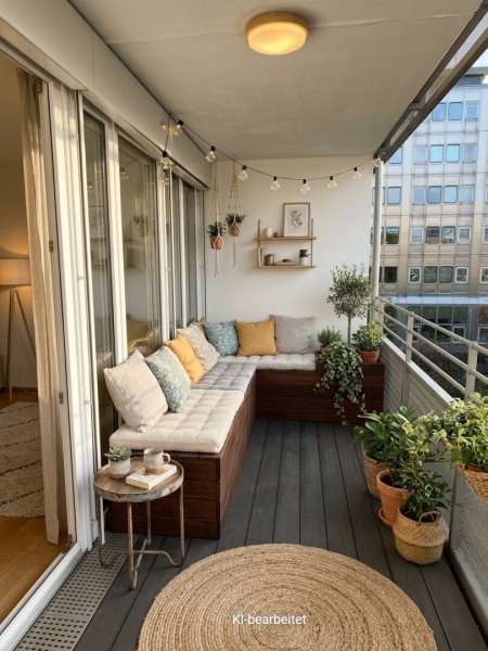 Zentral gelegene, helle 2 Zimmerwohnung mit Loggia