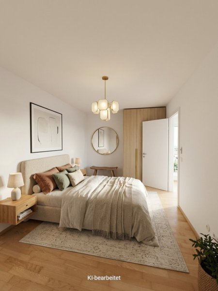 Zentral gelegene, helle 2 Zimmerwohnung mit Loggia