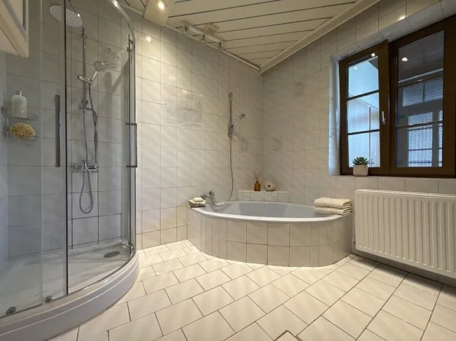 Badezimmer (WC, Dusche, Badewanne)