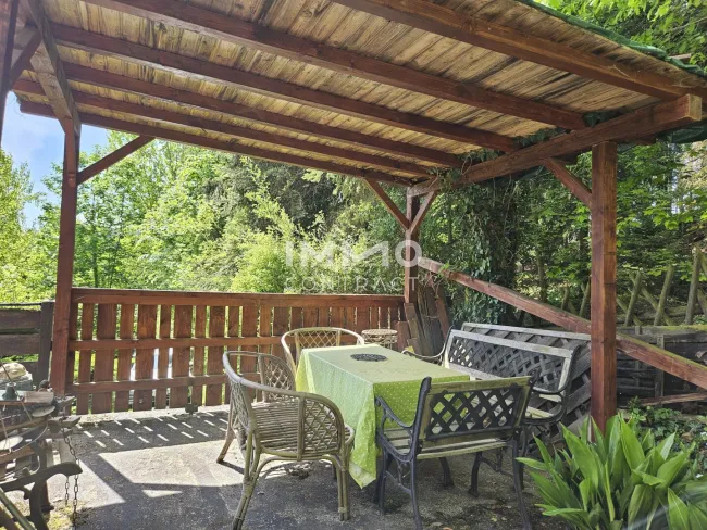 Überdachte Terrasse