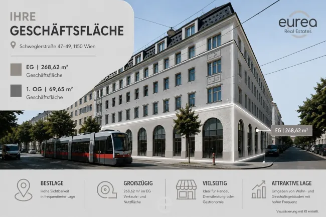 Attraktives Geschäftslokal in frequentierter Lager I 1150 Wien - Titelbild