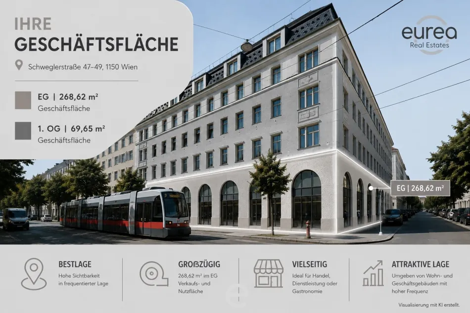 Attraktives Geschäftslokal in frequentierter Lager I 1150 Wien - Titelbild