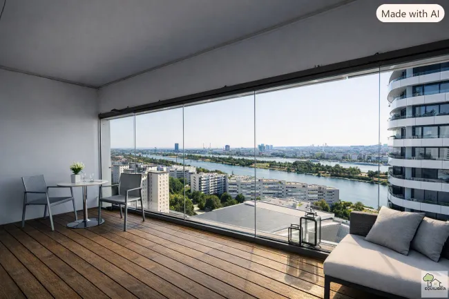 Hoch hinaus - Wohnen mit Weitblick Nähe Donauinsel - Titelbild