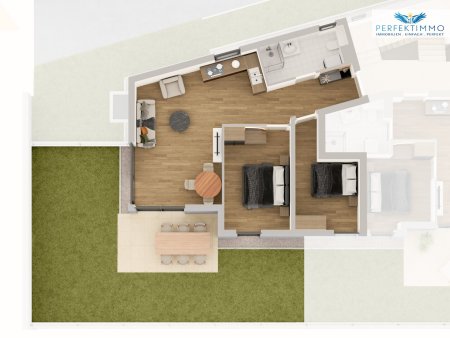 Großzügige 3-Zimmer-Neubauwohnung mit ca. 55 m² Privatgarten