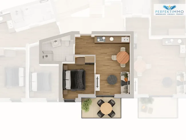 Modern und durchdacht – 2-Zimmer-Neubauwohnung mit Balkon - Titelbild