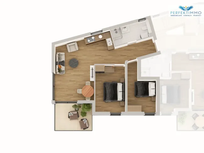 Großzügige 3-Zimmer-Neubauwohnung mit ca. 9 m² Balkon - Titelbild