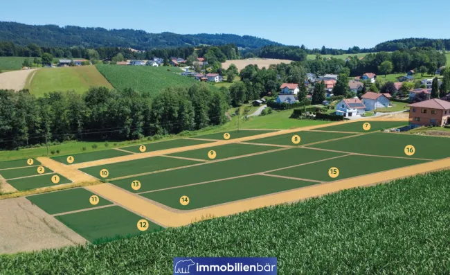 Attraktive Baugrundstücke in Kopfing - Grundstück 6 - Titelbild